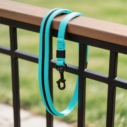 Trainie Turquoise&Black – Training Dog Leash